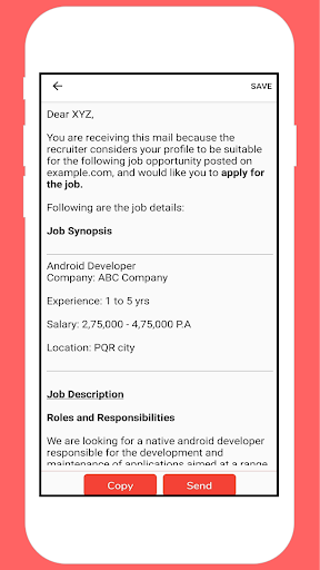 Email Template Creator - عکس برنامه موبایلی اندروید