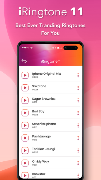 iRingtone 11 - عکس برنامه موبایلی اندروید