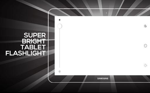 Tablet Flashlight - Image screenshot of android app