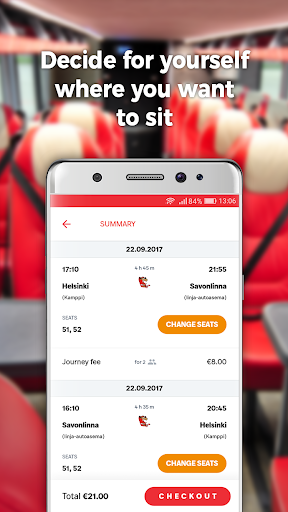 Bus ticket store - عکس برنامه موبایلی اندروید