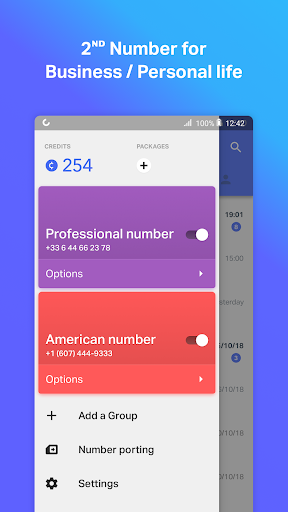 Onoff Numbers - عکس برنامه موبایلی اندروید