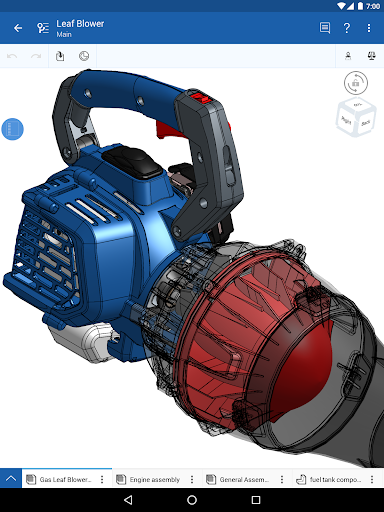 Onshape 3D CAD - Image screenshot of android app