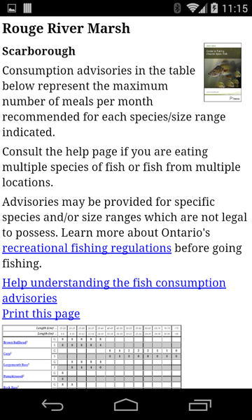Ontario Fishing Map - عکس برنامه موبایلی اندروید