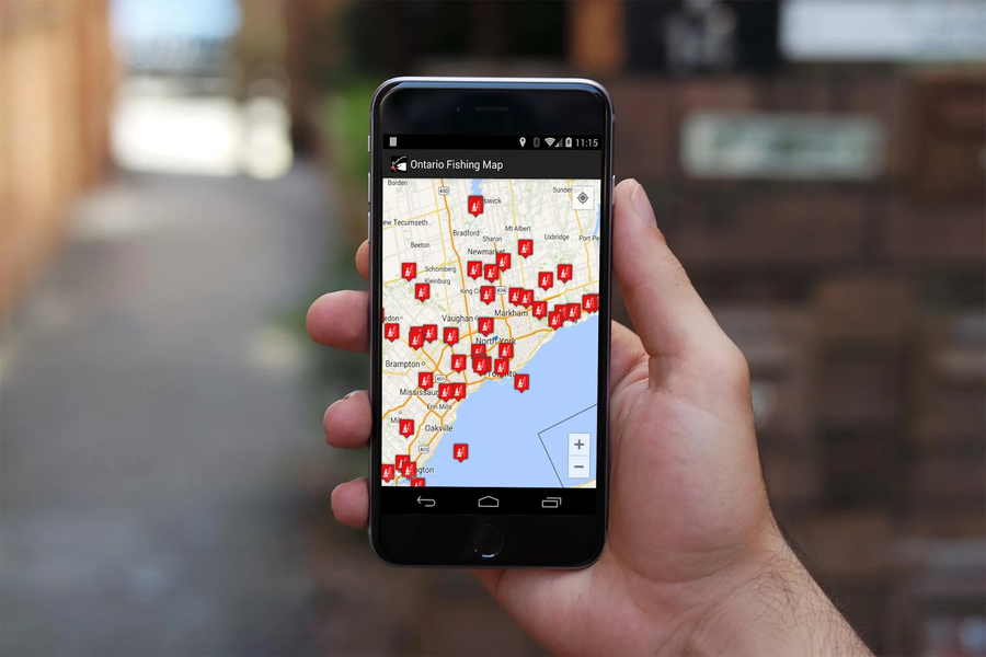 Ontario Fishing Map - عکس برنامه موبایلی اندروید