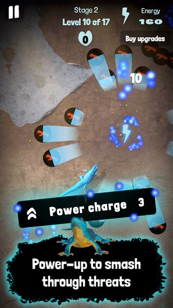 Electric Blue: Gecko dash! - عکس بازی موبایلی اندروید
