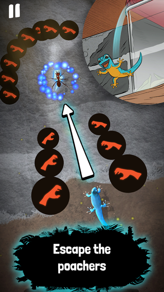 Electric Blue: Gecko dash! - عکس بازی موبایلی اندروید