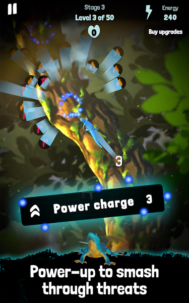 Electric Blue: Gecko dash! - عکس بازی موبایلی اندروید