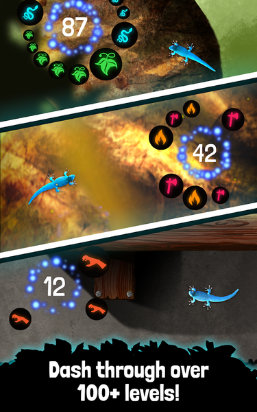 Electric Blue: Gecko dash! - عکس بازی موبایلی اندروید