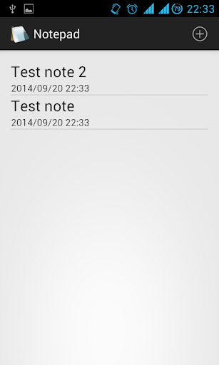 Notepad - Image screenshot of android app