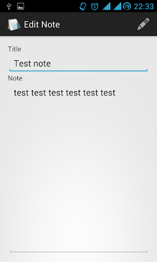 Notepad - Image screenshot of android app