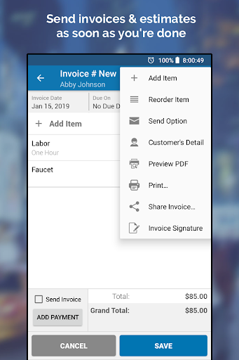 Street Invoice - Image screenshot of android app