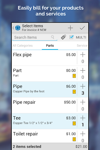 Street Invoice - Image screenshot of android app