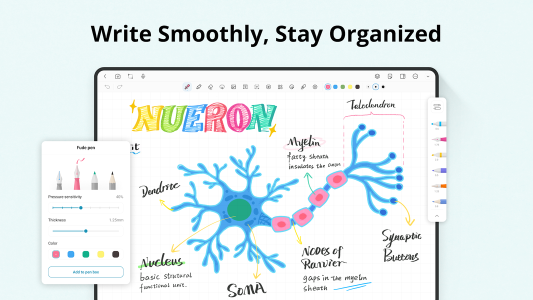 StarNote: Handwritten notes - عکس برنامه موبایلی اندروید