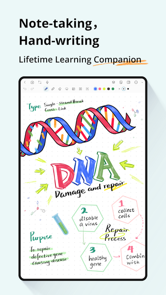 StarNote: Handwritten notes - عکس برنامه موبایلی اندروید
