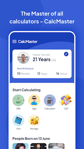 Age Calculator - Date of Birth - Image screenshot of android app