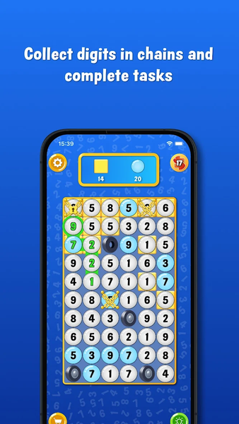 Digit Ninja - math logic game - عکس بازی موبایلی اندروید