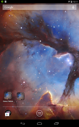 Galaxy Nebula Live Wallpaper - Image screenshot of android app