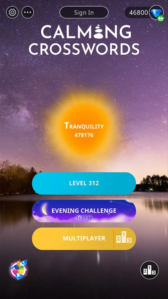 Calming Crosswords: World Tour - Gameplay image of android game