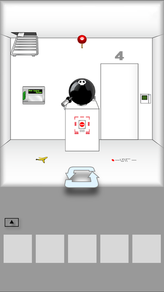 Fallen Man -room escape game- - Gameplay image of android game