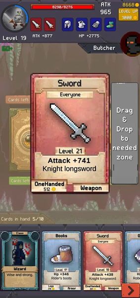 Dungeons of Dragons Roguelike - عکس بازی موبایلی اندروید