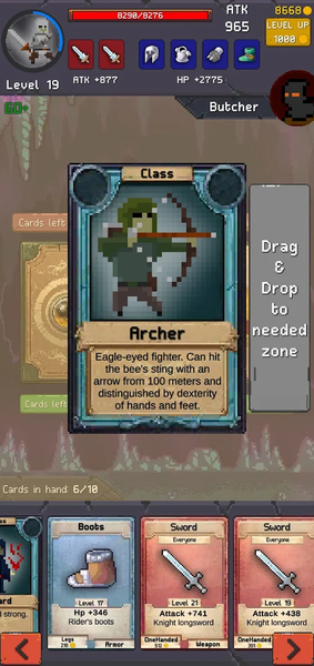 Dungeons of Dragons Roguelike - عکس بازی موبایلی اندروید