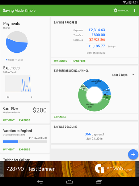 Saving Made Simple - Image screenshot of android app