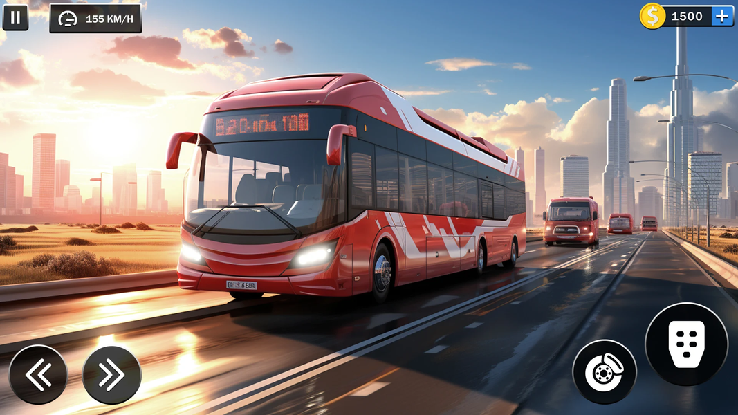Bus Simulator Game Bus Driving - عکس بازی موبایلی اندروید