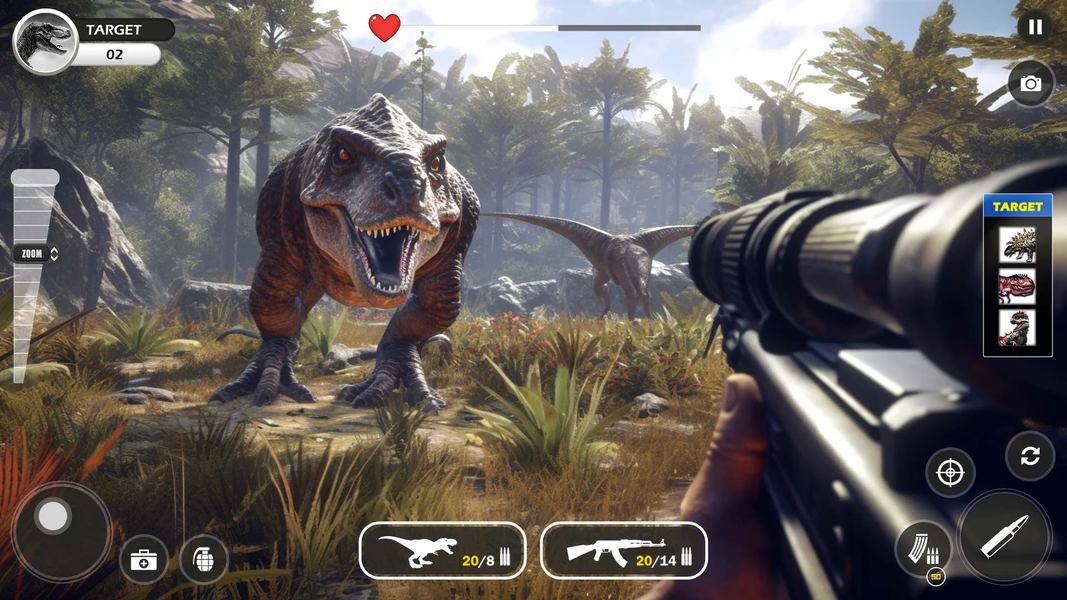 Real Dinosaur Hunter Epic Game - Gameplay image of android game