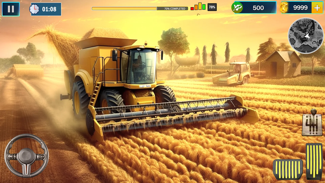 Farming Game: Tractor Driving - Gameplay image of android game