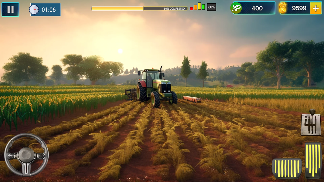 Farming Game: Tractor Driving - عکس بازی موبایلی اندروید