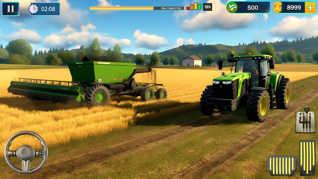 Farming Game: Tractor Driving - Gameplay image of android game