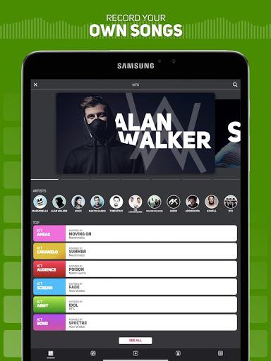 Super Pads Lights DJ Launchpad - Image screenshot of android app