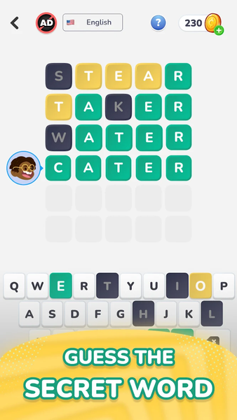 Word Pop - Wordle Battle - Gameplay image of android game