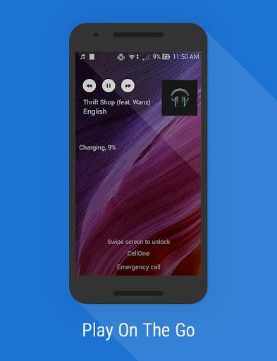 Shuffle Music Player - عکس برنامه موبایلی اندروید