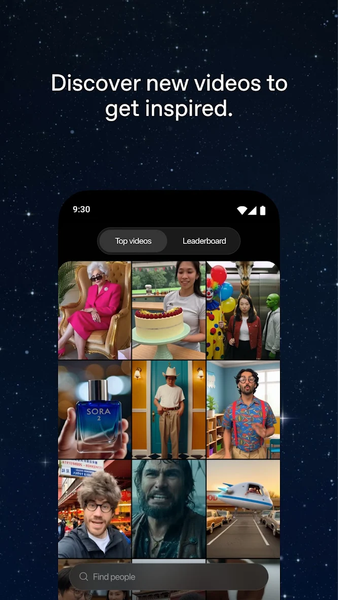 Sora by OpenAI - Image screenshot of android app