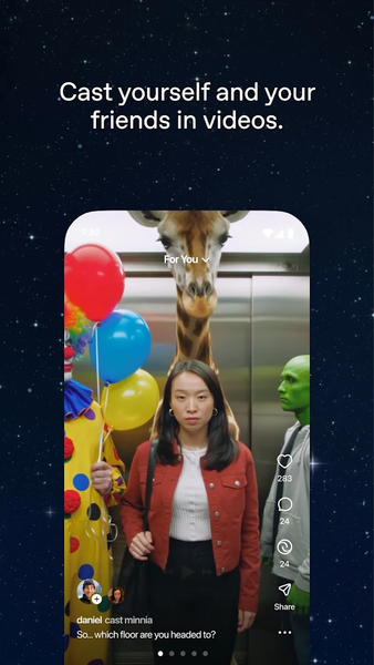 Sora by OpenAI - Image screenshot of android app