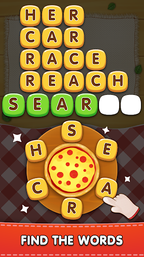 Word Pizza  - جدول پیتزای کلمات - Gameplay image of android game