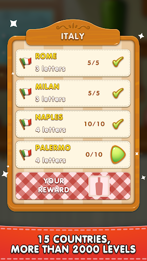 Word Pizza  - جدول پیتزای کلمات - عکس بازی موبایلی اندروید