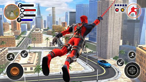 Miami Rope Hero Spider Games - عکس بازی موبایلی اندروید