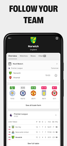 Apex Football: Live Scores - Image screenshot of android app