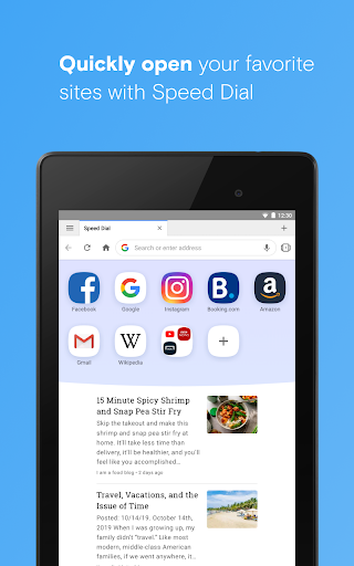Opera browser beta with AI - Image screenshot of android app