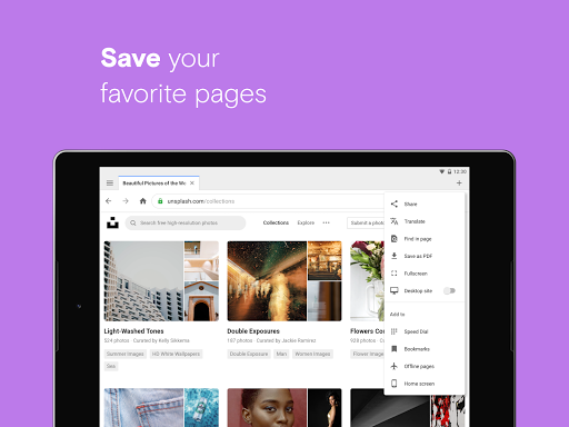Opera browser beta with AI - Image screenshot of android app
