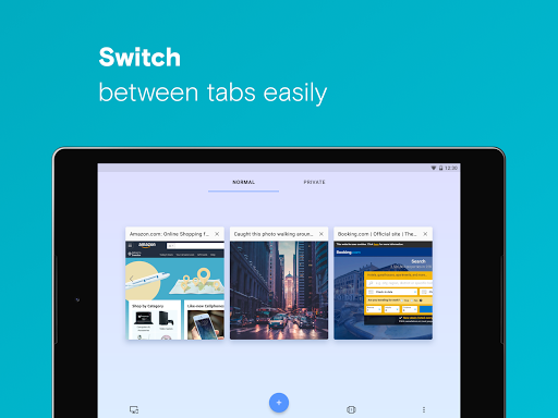 Opera browser beta with AI - Image screenshot of android app