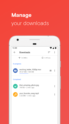 Opera browser beta with AI - Image screenshot of android app