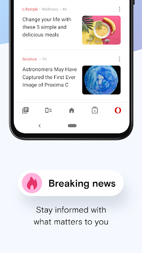 Opera Mini browser beta - Image screenshot of android app