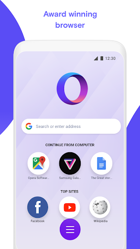 Opera Touch - عکس برنامه موبایلی اندروید