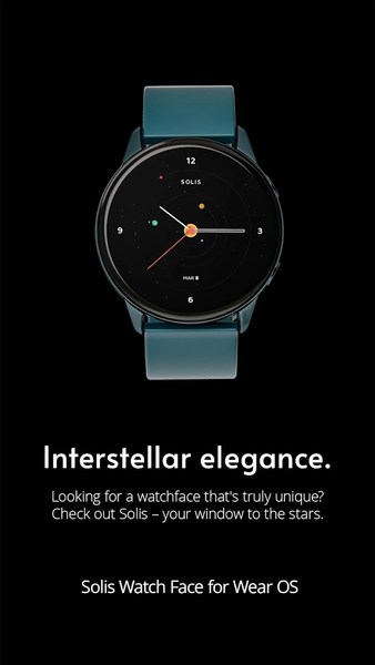 Solis Watch Face for Wear OS - عکس برنامه موبایلی اندروید