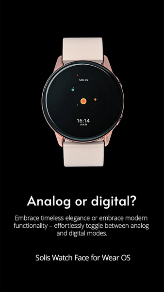 Solis Watch Face for Wear OS - عکس برنامه موبایلی اندروید