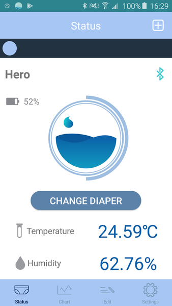 Opro۹ Adult SmartDiaper - عکس برنامه موبایلی اندروید