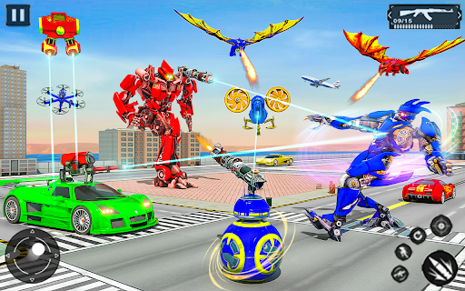 Police Car Robot Transform War - عکس بازی موبایلی اندروید
